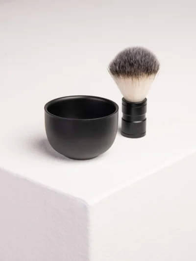 shaving brush + bowl